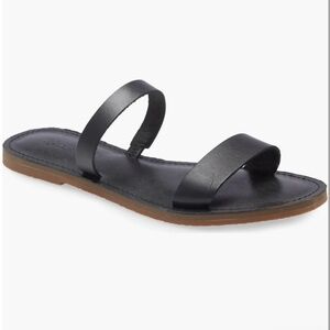 The Boardwalk Double-Strap Slide Sandal by Madewell
